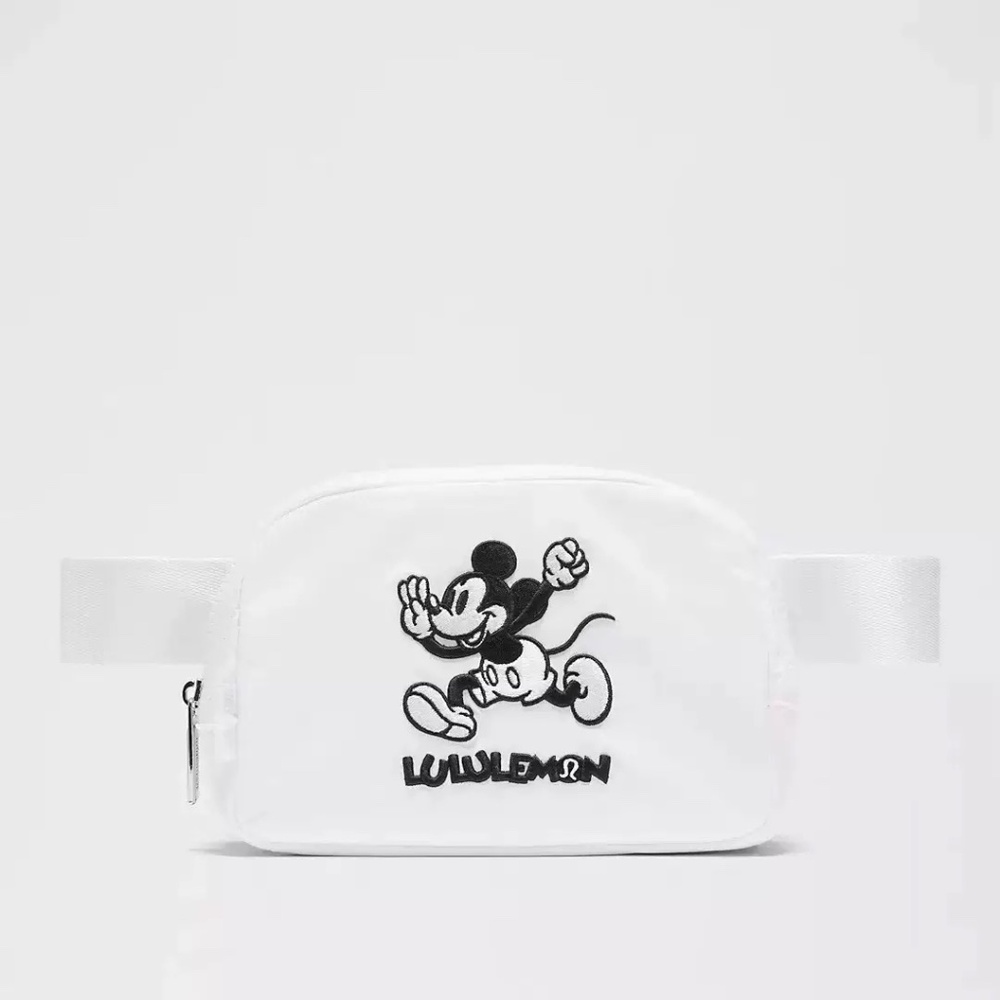 Lululemon X Mickey Mouse In Motion Belt Bag white